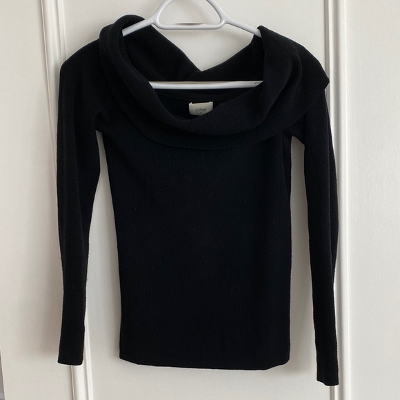 Aritzia Sweaters - Aritzia Elegant Black Cowl Neck Sweater
